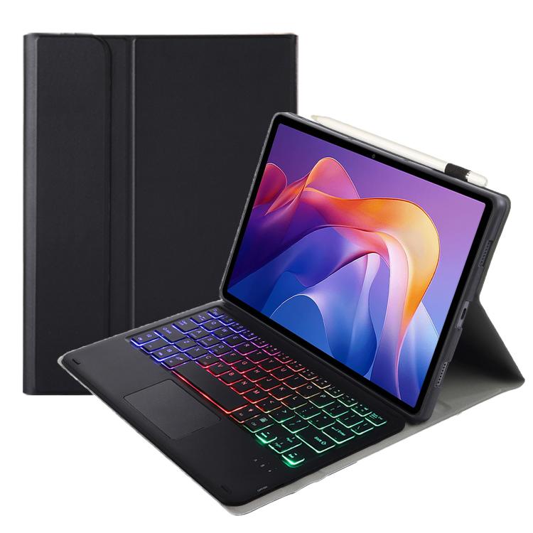 For Xiaomi Redmi Pad 2 2025 A0N15-AS Ultra-thin Detachable Backlight Bluetooth Keyboard Leather Tablet Case with Touchpad