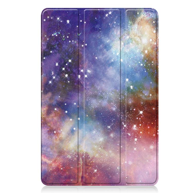 For Xiaomi Redmi Pad 2 Custer Painted 3-Fold Stand Leather Smart Tablet Case
