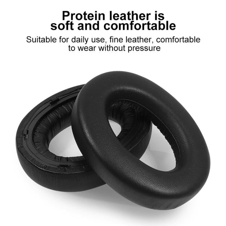 2pcs Protein Leather Replacement Earpads For B&W Px7 - Black