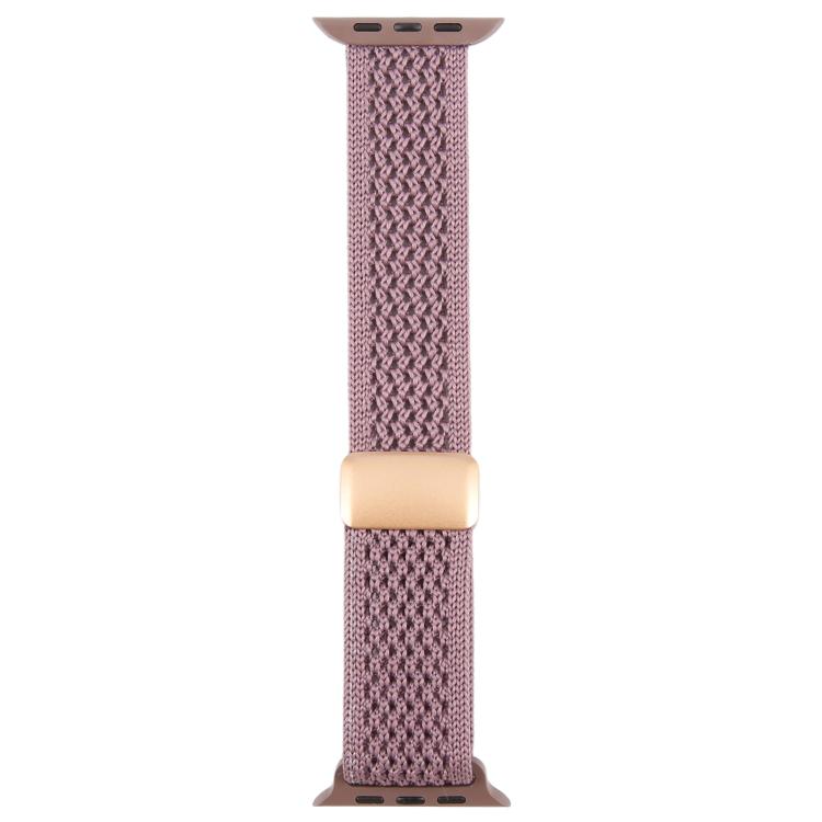 For Apple Watch 46mm / 49mm / 45mm / 44mm Magnetic Buckle Breathable Knitted Nylon Watch Band