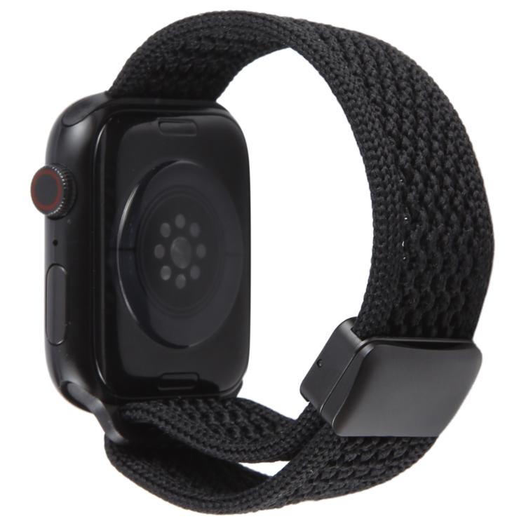 For Apple Watch 46mm / 49mm / 45mm / 44mm Magnetic Buckle Breathable Knitted Nylon Watch Band