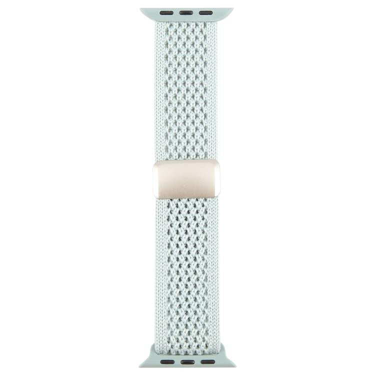 For Apple Watch 46mm / 49mm / 45mm / 44mm Magnetic Buckle Breathable Knitted Nylon Watch Band