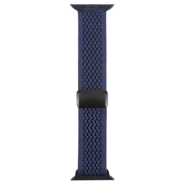 For Apple Watch 46mm / 49mm / 45mm / 44mm Magnetic Buckle Breathable Knitted Nylon Watch Band