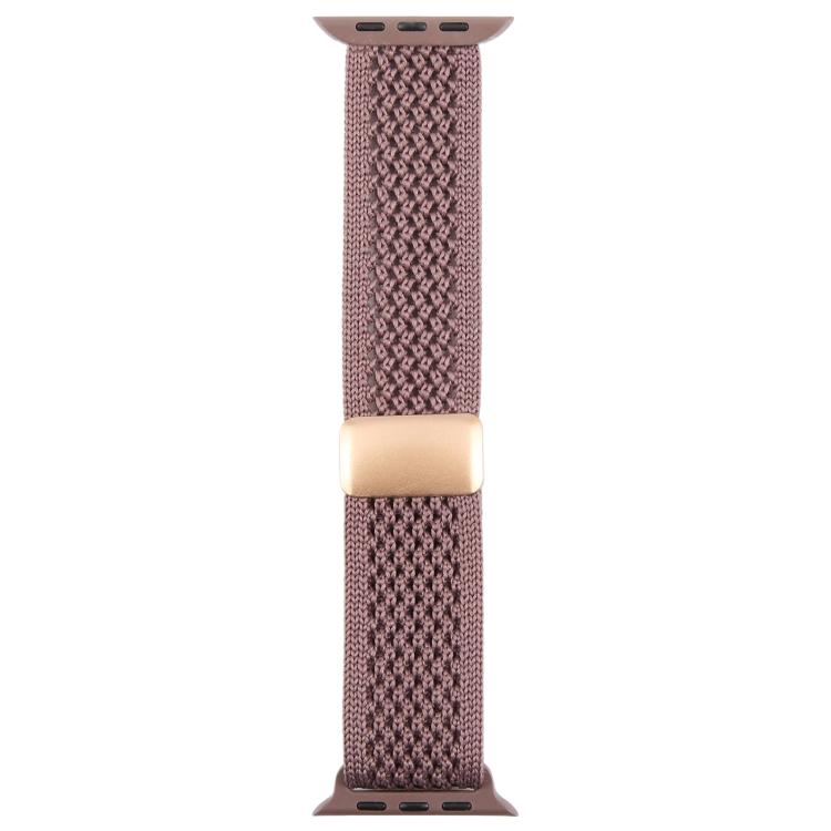 For Apple Watch 46mm / 49mm / 45mm / 44mm Magnetic Buckle Breathable Knitted Nylon Watch Band