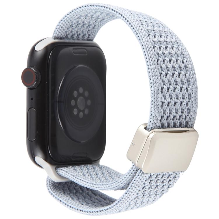 For Apple Watch 42mm / 41mm / 40mm / 38mm Magnetic Buckle Breathable Knitted Nylon Watch Band