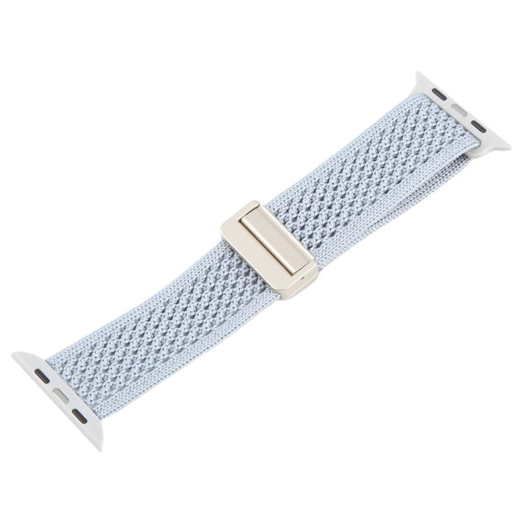 For Apple Watch 42mm / 41mm / 40mm / 38mm Magnetic Buckle Breathable Knitted Nylon Watch Band