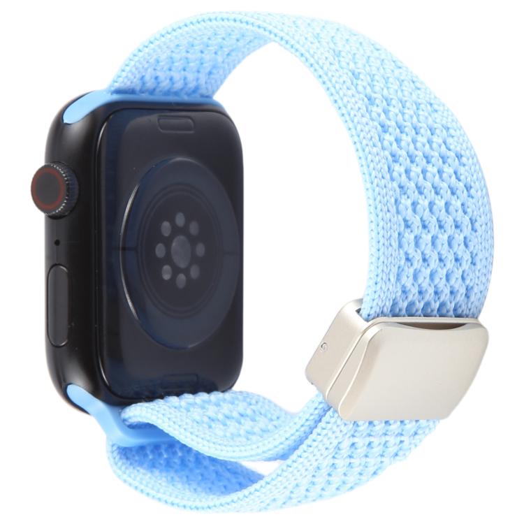 For Apple Watch 42mm / 41mm / 40mm / 38mm Magnetic Buckle Breathable Knitted Nylon Watch Band