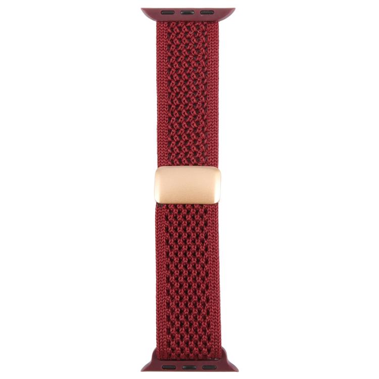 For Apple Watch 42mm / 41mm / 40mm / 38mm Magnetic Buckle Breathable Knitted Nylon Watch Band