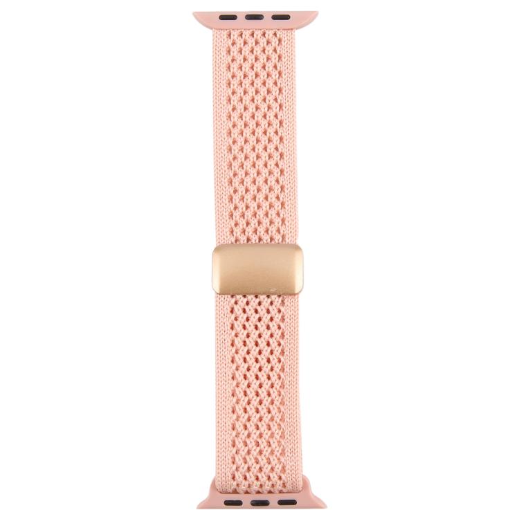 For Apple Watch 42mm / 41mm / 40mm / 38mm Magnetic Buckle Breathable Knitted Nylon Watch Band