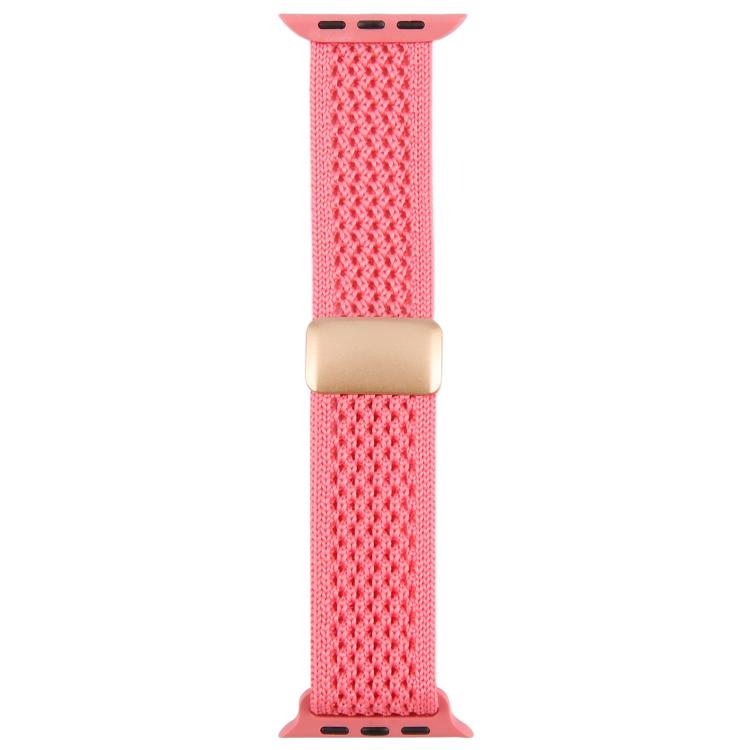 For Apple Watch 42mm / 41mm / 40mm / 38mm Magnetic Buckle Breathable Knitted Nylon Watch Band