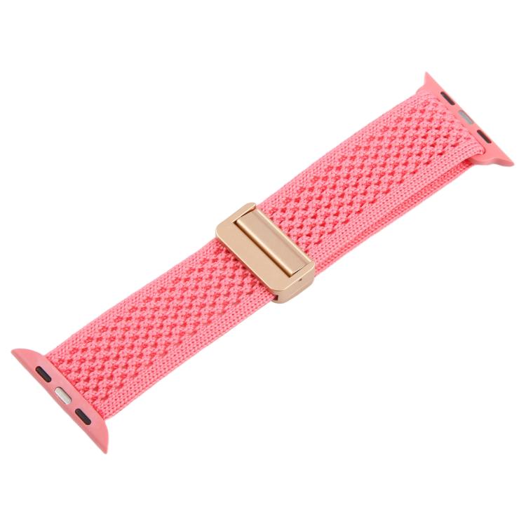 For Apple Watch 42mm / 41mm / 40mm / 38mm Magnetic Buckle Breathable Knitted Nylon Watch Band