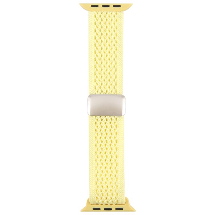 For Apple Watch 42mm / 41mm / 40mm / 38mm Magnetic Buckle Breathable Knitted Nylon Watch Band