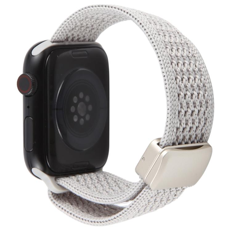 For Apple Watch 42mm / 41mm / 40mm / 38mm Magnetic Buckle Breathable Knitted Nylon Watch Band