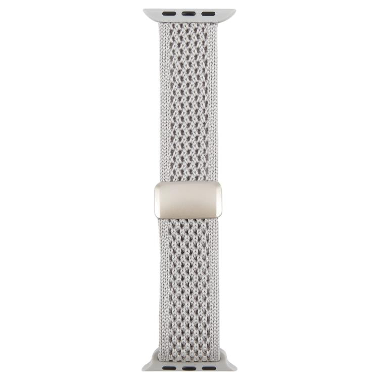 For Apple Watch 42mm / 41mm / 40mm / 38mm Magnetic Buckle Breathable Knitted Nylon Watch Band
