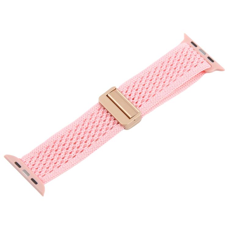 For Apple Watch 42mm / 41mm / 40mm / 38mm Magnetic Buckle Breathable Knitted Nylon Watch Band