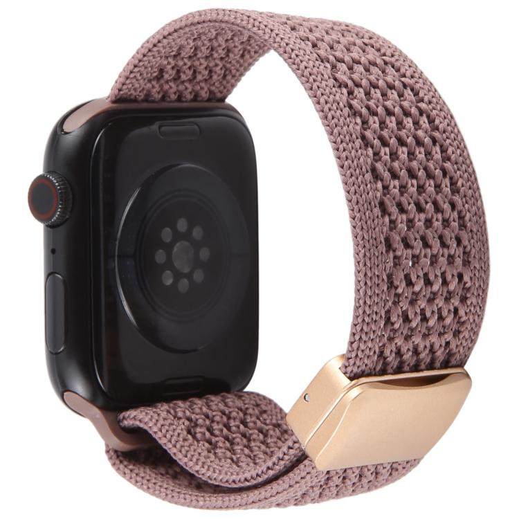 For Apple Watch 42mm / 41mm / 40mm / 38mm Magnetic Buckle Breathable Knitted Nylon Watch Band