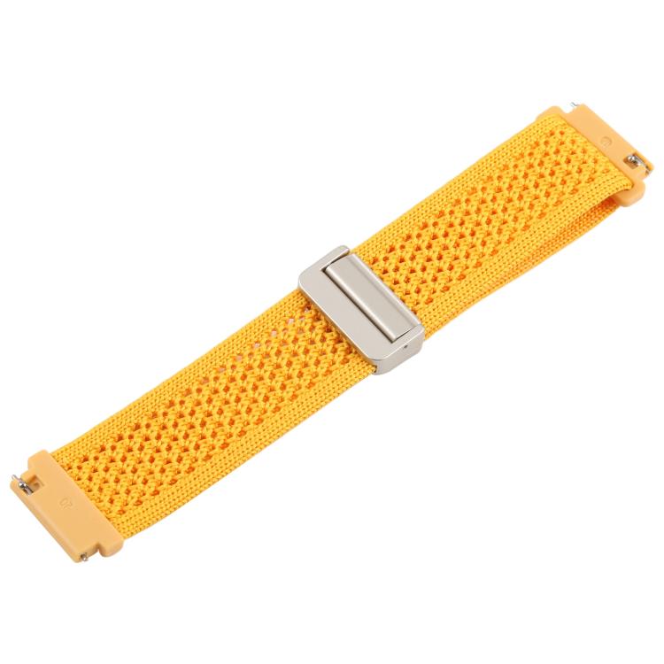 18mm Magnetic Buckle Breathable Knitted Nylon Watch Band