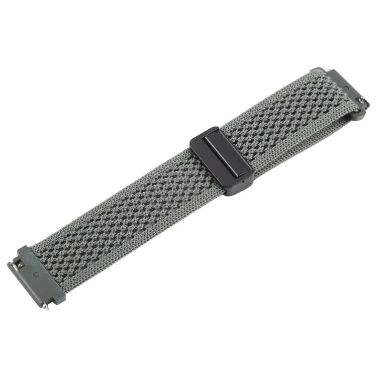 18mm Magnetic Buckle Breathable Knitted Nylon Watch Band