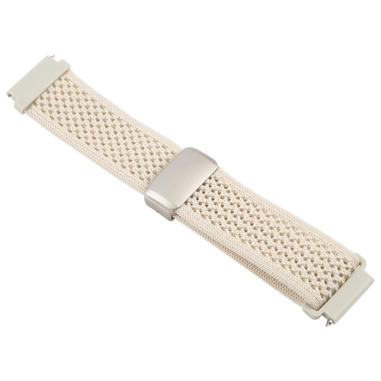 18mm Magnetic Buckle Breathable Knitted Nylon Watch Band
