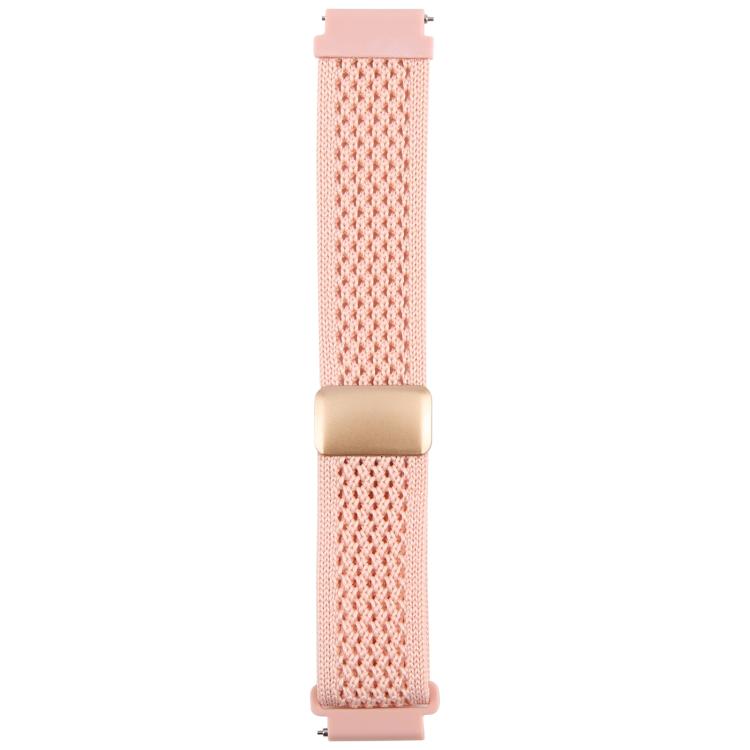 18mm Magnetic Buckle Breathable Knitted Nylon Watch Band