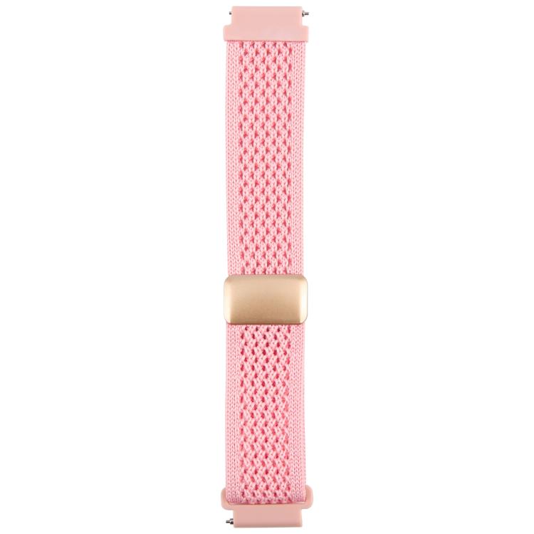 18mm Magnetic Buckle Breathable Knitted Nylon Watch Band