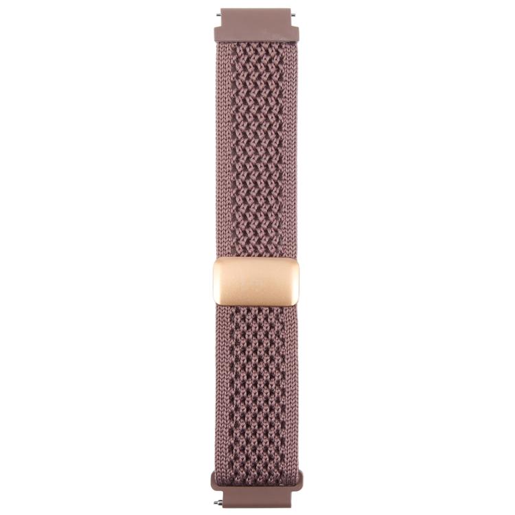 18mm Magnetic Buckle Breathable Knitted Nylon Watch Band