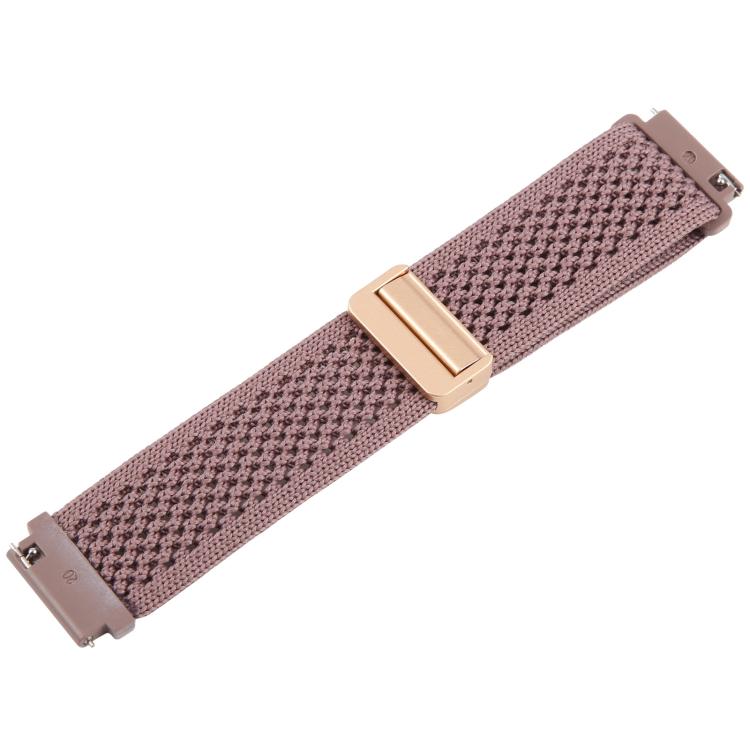 18mm Magnetic Buckle Breathable Knitted Nylon Watch Band