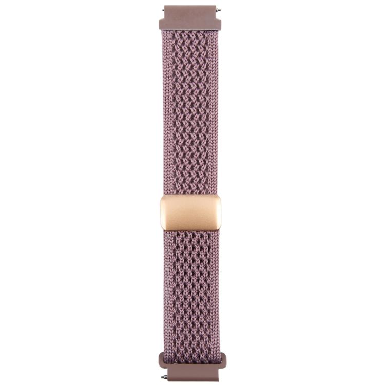 20mm Magnetic Buckle Breathable Knitted Nylon Watch Band