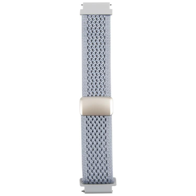 20mm Magnetic Buckle Breathable Knitted Nylon Watch Band