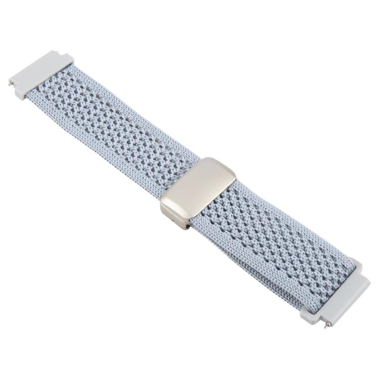 20mm Magnetic Buckle Breathable Knitted Nylon Watch Band