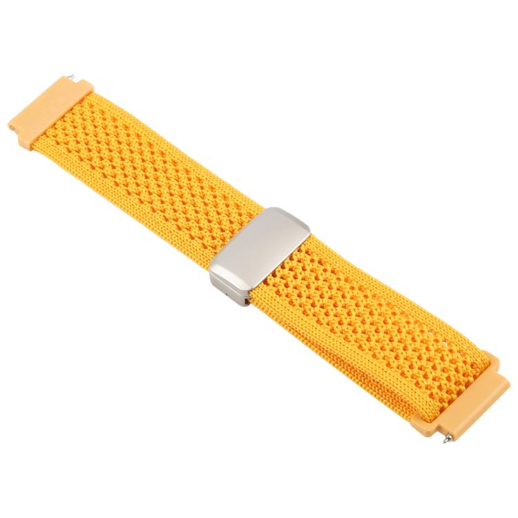 20mm Magnetic Buckle Breathable Knitted Nylon Watch Band