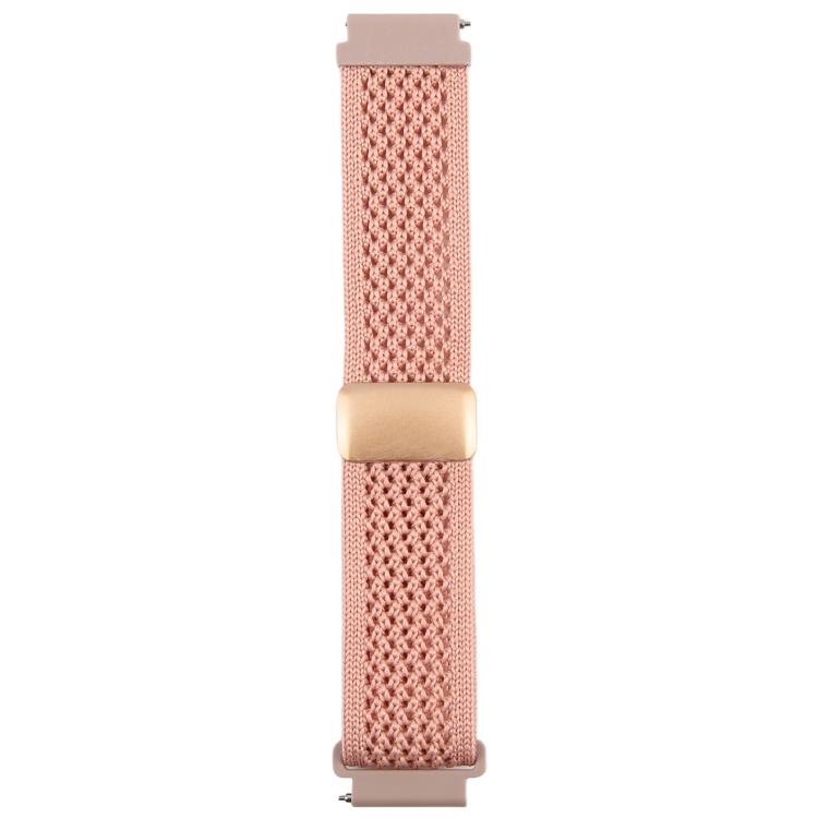20mm Magnetic Buckle Breathable Knitted Nylon Watch Band