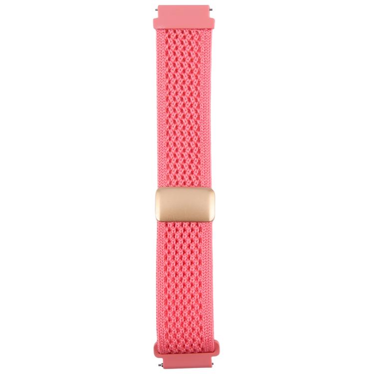 20mm Magnetic Buckle Breathable Knitted Nylon Watch Band