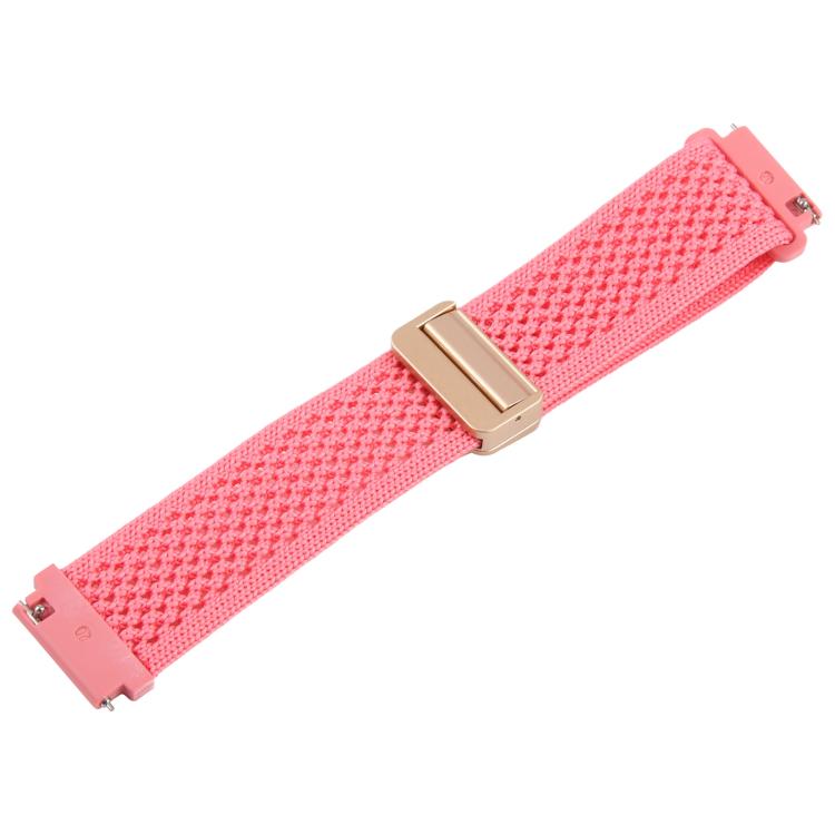 20mm Magnetic Buckle Breathable Knitted Nylon Watch Band