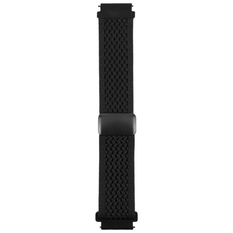 22mm Magnetic Buckle Breathable Knitted Nylon Watch Band
