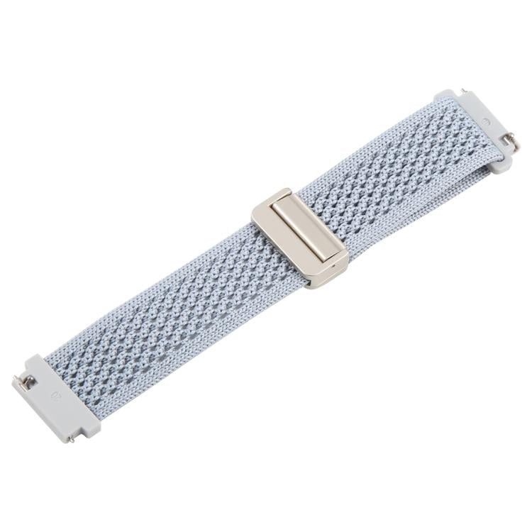 22mm Magnetic Buckle Breathable Knitted Nylon Watch Band