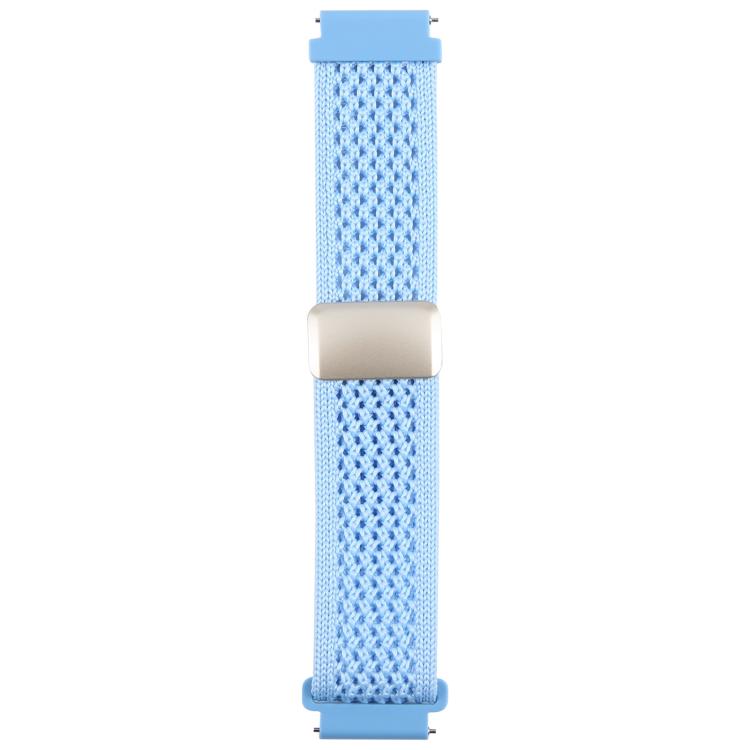 22mm Magnetic Buckle Breathable Knitted Nylon Watch Band