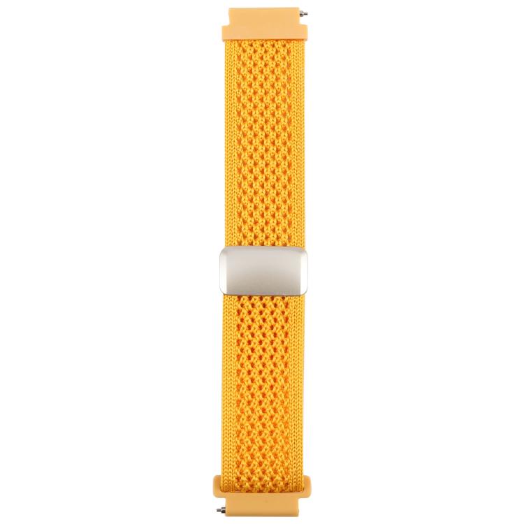 22mm Magnetic Buckle Breathable Knitted Nylon Watch Band