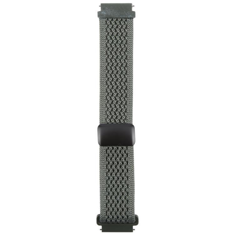 22mm Magnetic Buckle Breathable Knitted Nylon Watch Band
