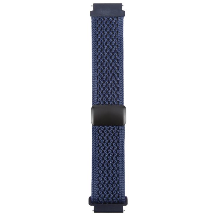 22mm Magnetic Buckle Breathable Knitted Nylon Watch Band