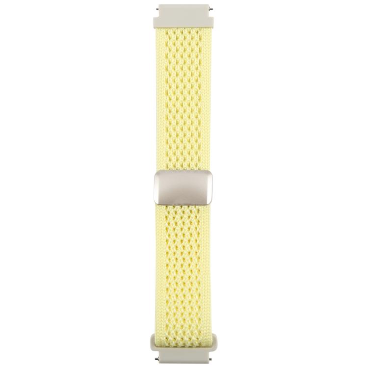 22mm Magnetic Buckle Breathable Knitted Nylon Watch Band