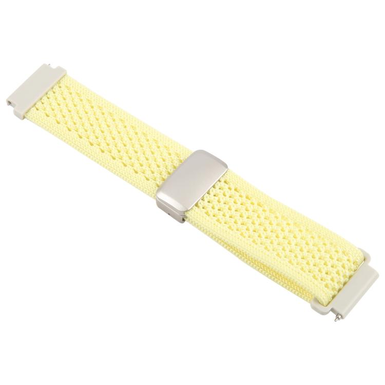 22mm Magnetic Buckle Breathable Knitted Nylon Watch Band