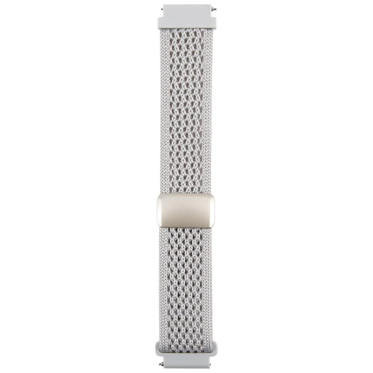 22mm Magnetic Buckle Breathable Knitted Nylon Watch Band