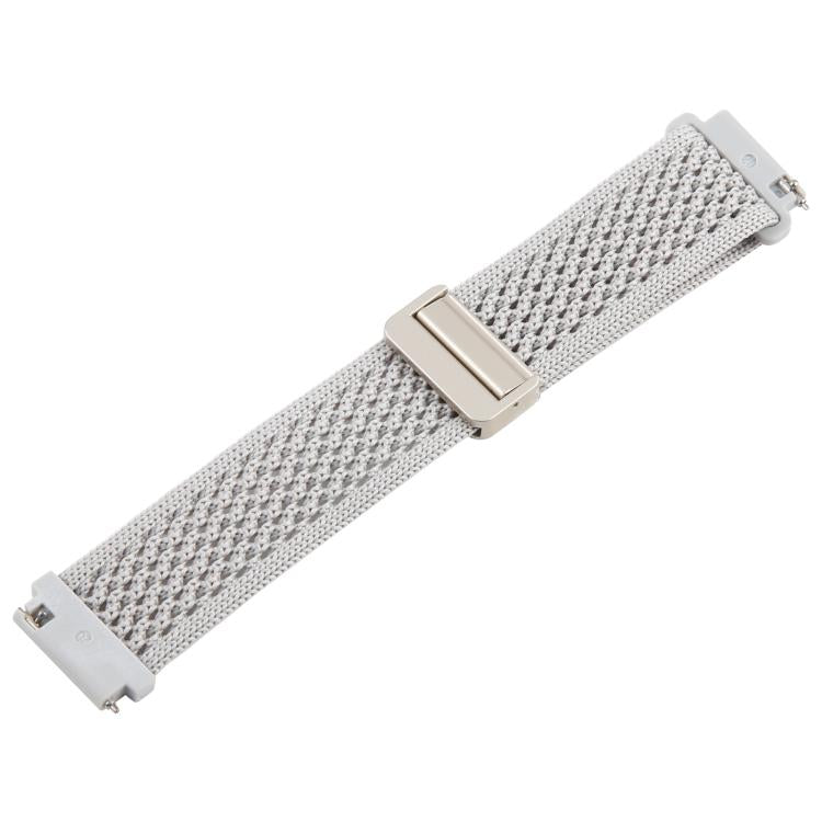 22mm Magnetic Buckle Breathable Knitted Nylon Watch Band