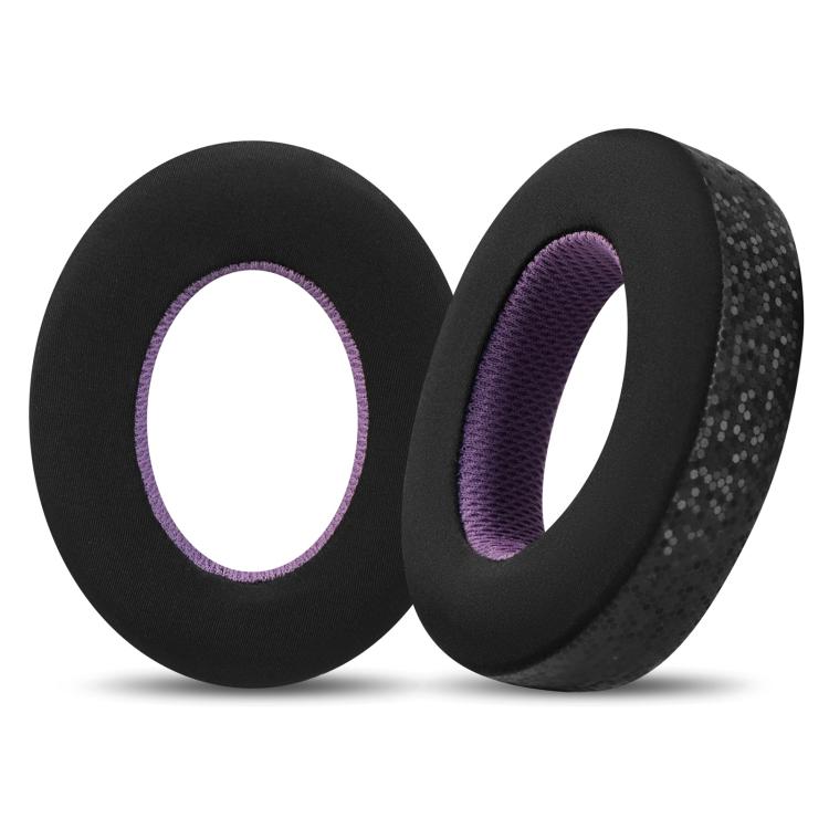 2pcs Ice Gel Replacement Earpads For B&W Px7 - Black Purple