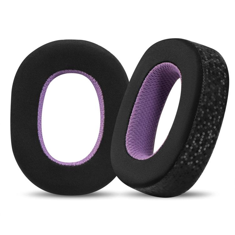 2pcs Ice Gel Replacement Earpads For B&W Px7 S2 / Px8 - Black Purple