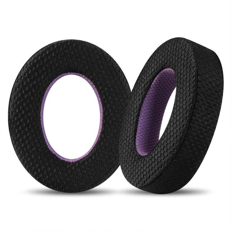 2pcs Mesh Cloth Replacement Earpads For B&W Px7 - Black Purple