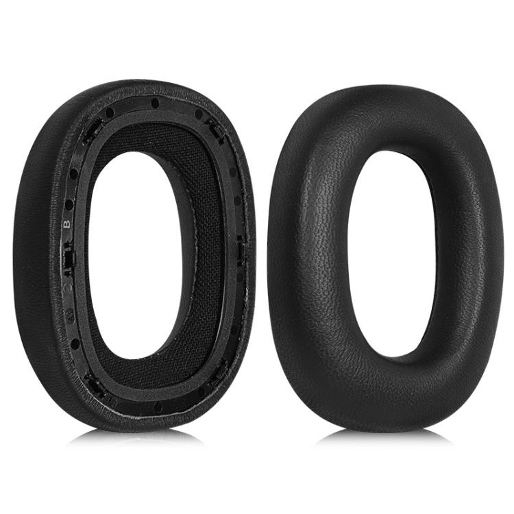 2pcs Sponge Earmuffs Replacement Earpads For B&W Px7 S2 / Px8, Model:Black Lambskin