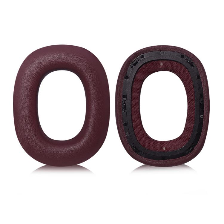 2pcs Sponge Earmuffs Replacement Earpads For B&W Px7 S2 / Px8, Model:Red Lambskin