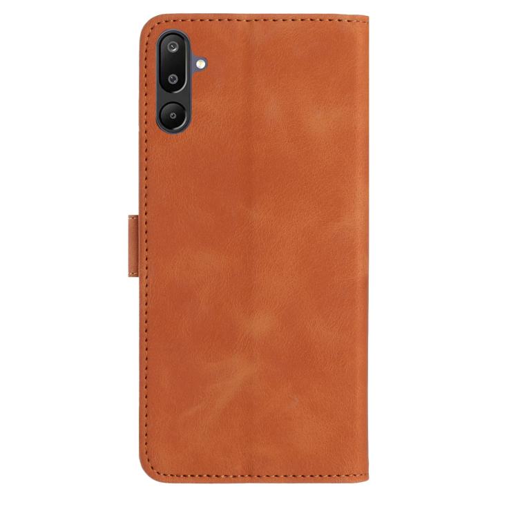 For Samsung Galaxy F16 Rose Flower Embossing Pattern Leather Phone Case